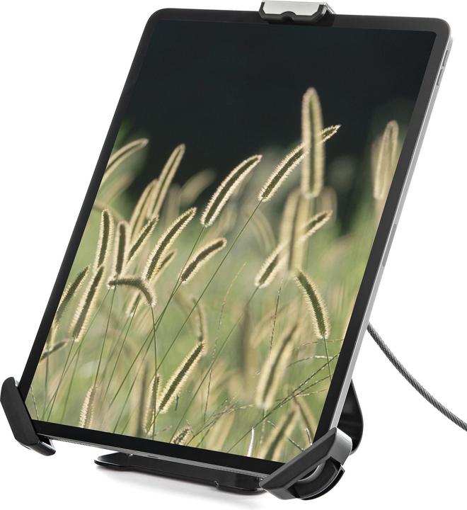 Immagine prodotto StarTech Supporto sicuro per tablet con blocco del cavo K-Slot - Supporto per iPad per tablet da 7,9 a 13