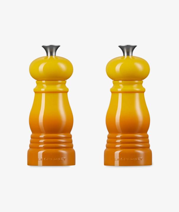 Produktbild Le Creuset Mini Salz- und Pfeffermühlen Set dunkelgelb (Pfeffer, Salz)