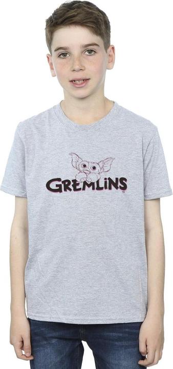 Immagine prodotto Gremlins Logo Line Maglietta Ragazzi (104)