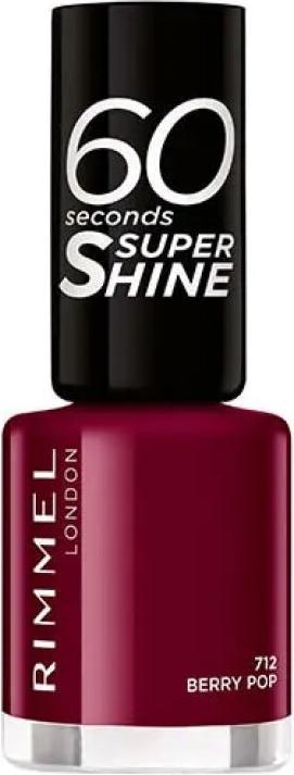 Produktbild Rimmel London 60 SECONDS super shine #712-berry pop (712 Berry Pop, Farblack)