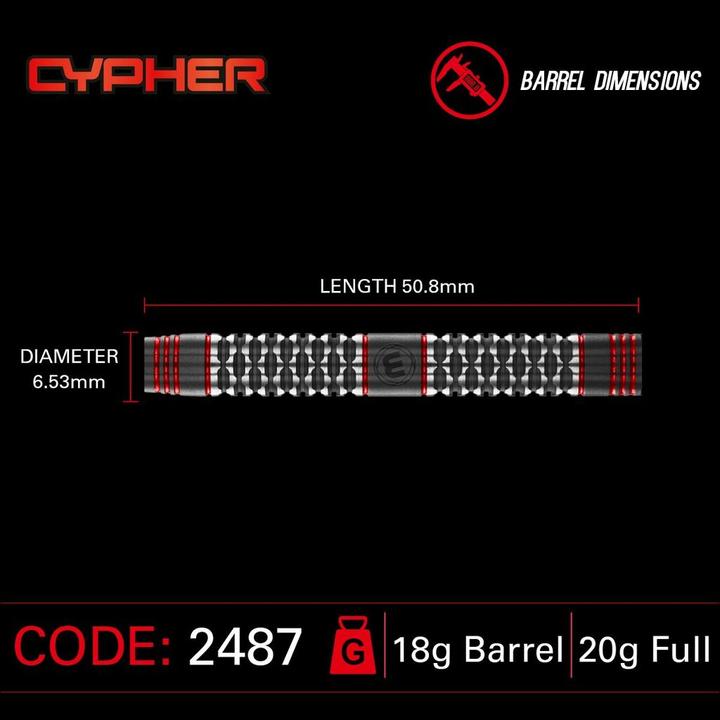 Productafbeelding Winmau Cypher Zachte punt (20 g)