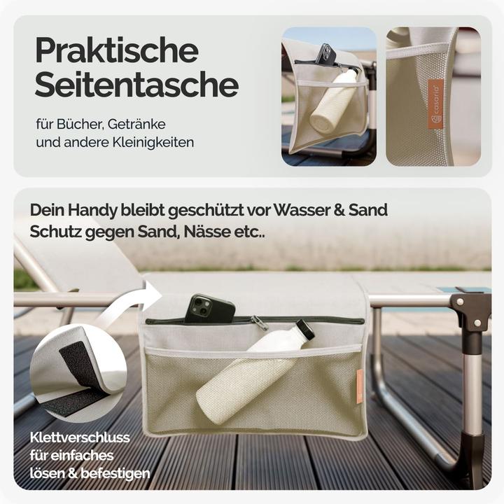 Actual product image Casaria Sonnenliege (210 cm)