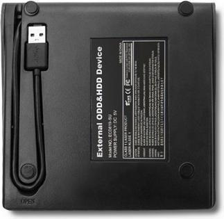 Produktbild Qoltec External USB 2.0 12.7mm SATA Optical Drive Case (5.25")