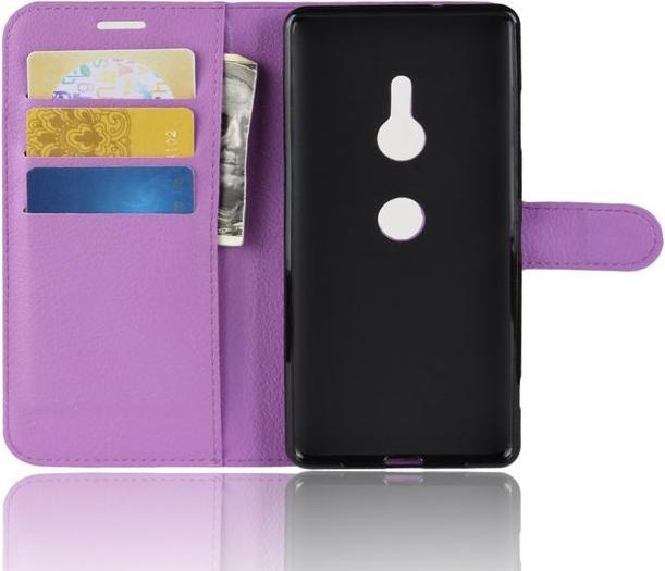 Actual product image MU Classic Litchi Leather Bookcover Series (Sony Xperia 10)