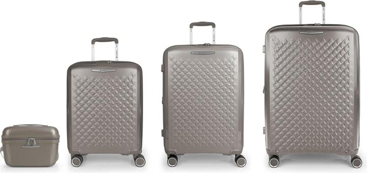 Gabol Queens 4 Rollen Kofferset 4-teilig mit Dehnfalte (236 l, XL (ab 115l))