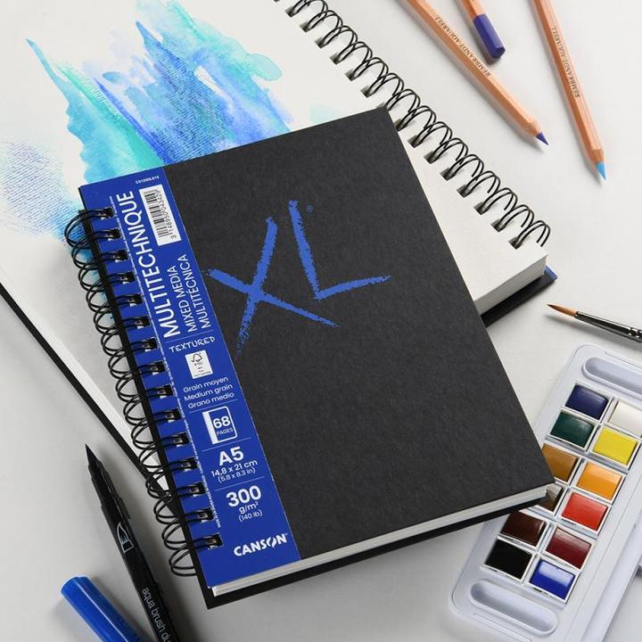 Actual product image Canson Sketchbook XL Book Mixed Media (A5, Special ruling, Hardcover)