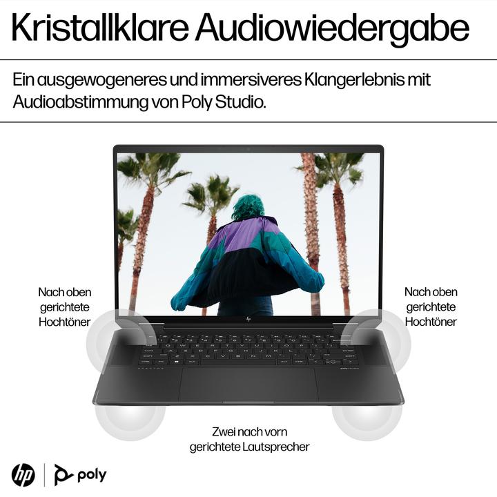 Immagine prodotto HP Spectre x360 (16", Intel Core Ultra 7 155H, 32 GB, 1000 GB, DE)