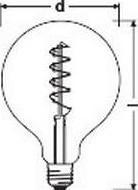 Produktbild Osram Vintage 1906 Led Classic Globe (E27, 4.50 W, 250 lm, 1 x, G)