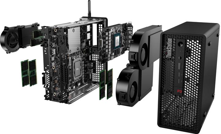 Actual product image Lenovo ThinkStation P3 Ultra (Intel Core i9-14900, 64 GB, 1000 GB, RTX A4000 Ada)