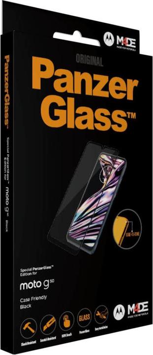 Produktbild PanzerGlass Edge to Edge (1 Stück, Motorola Moto G50)