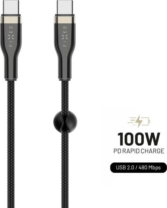Produktbild Fixed Geflochtenes Kabel USB-C/USB-C (1.20 m, USB 1.0, 100 W)