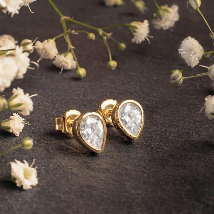 Immagine prodotto Candy Orecchini Saffron, argento 925, placcati oro (Placcato oro 18k, Argento 925)