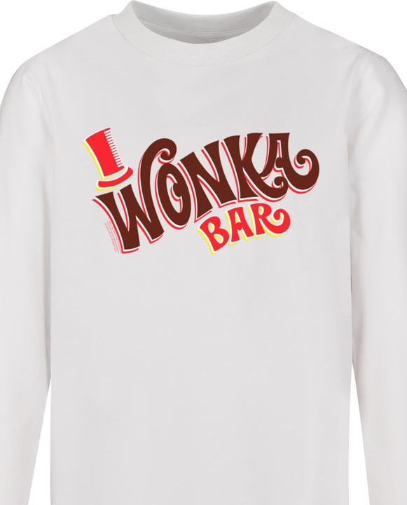 Immagine prodotto Absolute Cult Bambini Willy Wonka - Maglia a maniche lunghe con logo Bar - 135691 (110, 116)