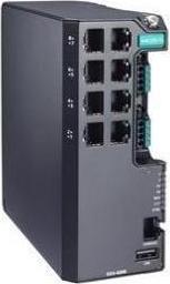 Actual product image Moxa EDS-4008-LV - Managed Ethernet switch with 8 10100BaseT(X) ports, dual power supply 122448 VDC (8 ports)