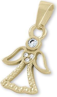 Brilio Charming gold pendant Angel 249 001 00559