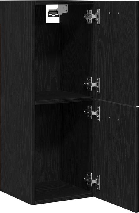 Produktbild VidaXL Bad-Wandschrank Schwarz Eiche 30x30x80 cm Spanplatte (30 x 30 x 80 cm)