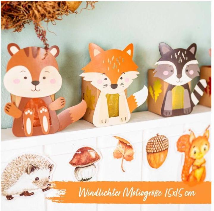 Produktbild Papierdrachen Windlichter Set