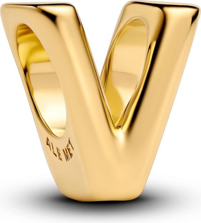 Image du produit Pandora Alphabet-Mini-Charm: Ihre Persönliche Botschaft (Métal, Plaqué or)