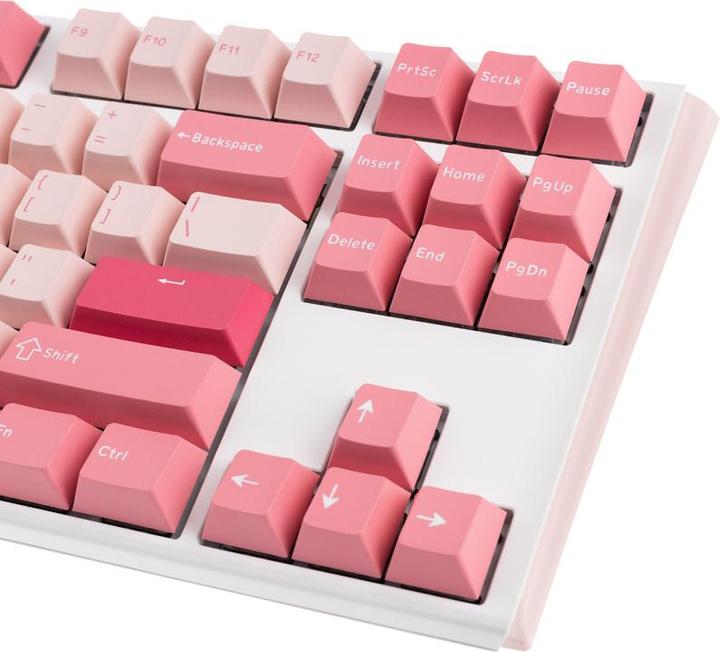 Actual product image Ducky One 3 Gossamer Pink TKL, toetsenbord (US, Cable)