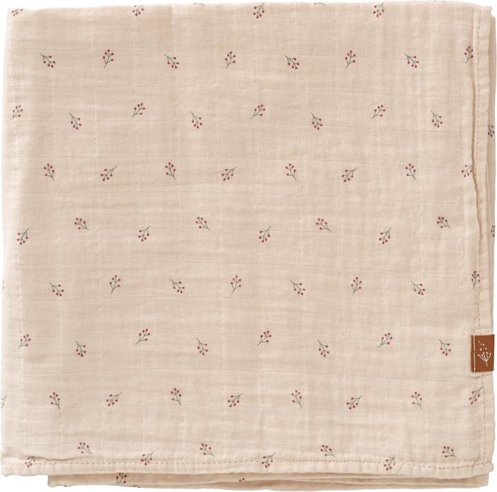 Fresk Swaddle Mulltuch, Berries (120 cm, 120 cm)