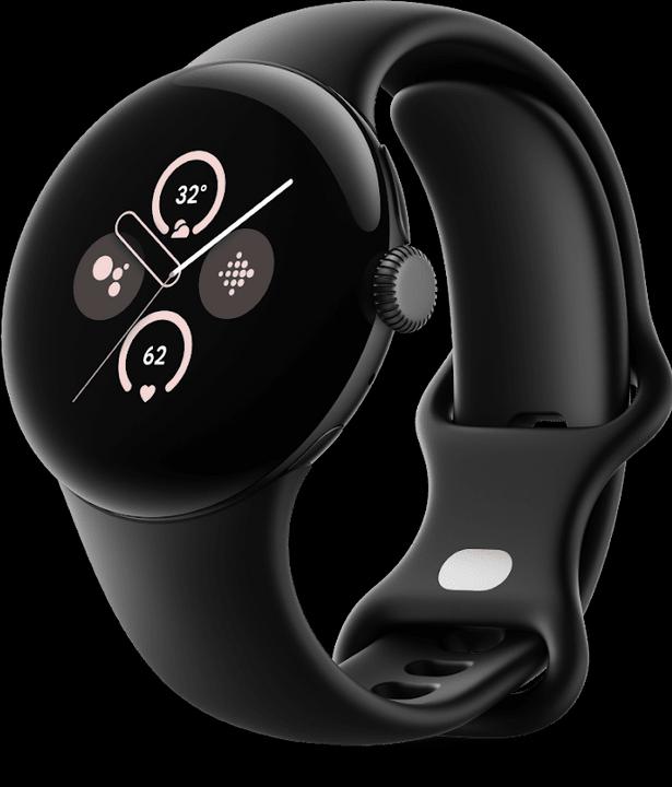Productafbeelding Google Pixel Watch 2 LTE hoesje Obsidiaan actief bandje (41 mm, 4G)