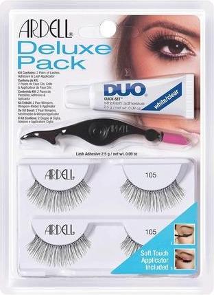 Produktbild Ardell ARDELL Deluxe Pack Zestaw sztucznych rzęs 2 pary 105 Black (Wimpernkleber)