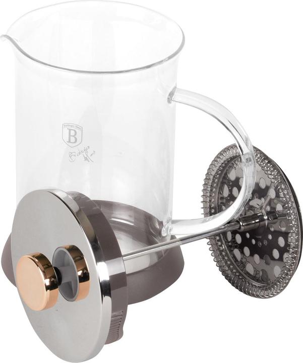 Produktbild BerlingerHaus Design-French Press fÃ¼r Kaffee und Tee, 800ml, taupe (0.80 l)