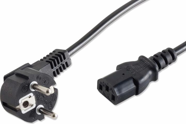 Produktbild Shiverpeaks S/CONN maximum connectivity Netzanschlusskabel, Schutzkontaktstecker 90° auf Kaltgerätebuchse, 230 V (15 m)