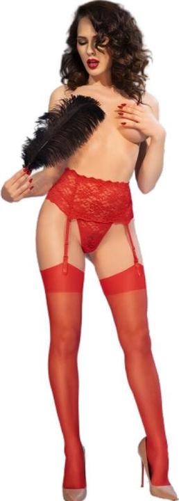 Produktbild Chilirose Cr 4718 Strumpfgürtel Und Strümpfe Rot M (S, M, L, XL)