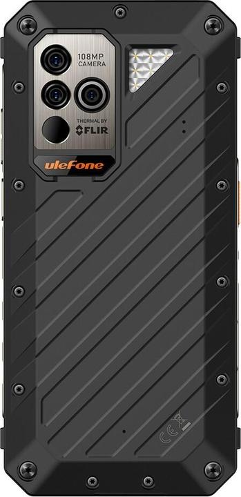 Immagine prodotto Ulefone Smartphone Power Armor 18T Ultra 5G 12GB/512GB (schwarz) ohne Ladegerät (512 GB, Nero, 5G)