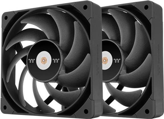 Image du produit Thermaltake TT TOUGHFAN 12 Pro 2er bk CL-F159-PL12BL-A (120 mm, 2 x)