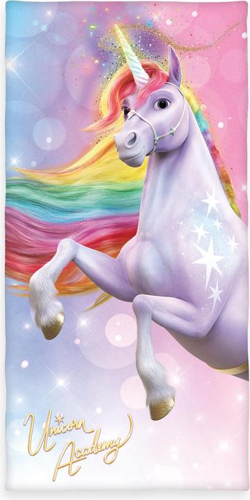 Herding Unicorn Academy Velours-Handtuch Magic 75 x 150 cm (75 x 150 cm)
