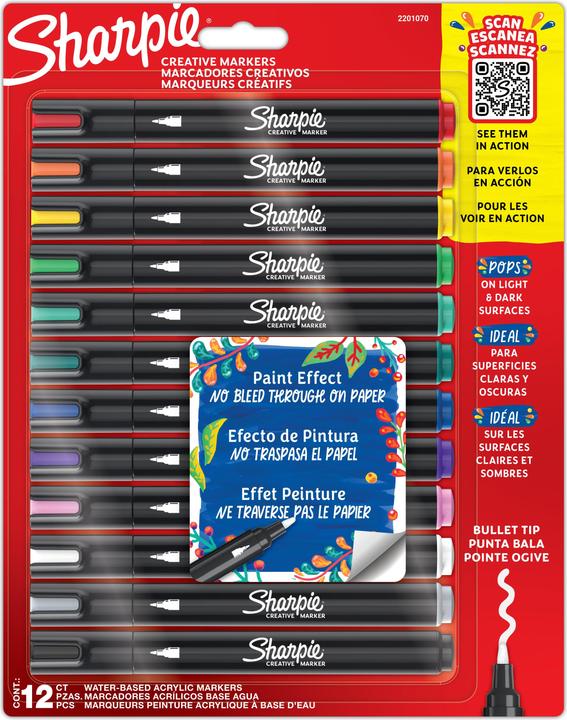 Actual product image Newell Sharpie brand (Multicoloured, 2.50 mm, 12 x)