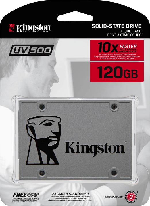 Actual product image Kingston Uv500 (120 GB, 2.5")