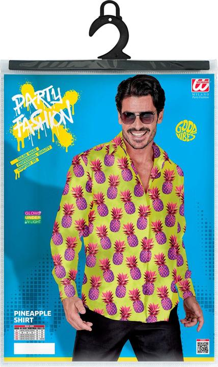 Actual product image Widmann NEON ANANAS PARTY FASHION HEMD (Hemd), S/M