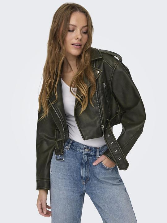 Produktbild Only Onlella Faux Leather Washed Biker Otw (L)