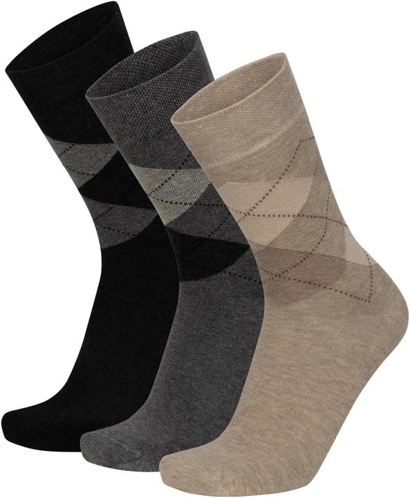Normani 6 Paar Herrensocken Camel - 701