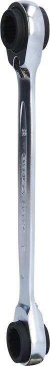 Produktbild KS Tools 4 in 1 GEARplus umschaltbar Doppel-Ratschenringschlüssel (14 mm)