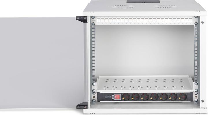 Produktbild Digitus 19" Netzwerk-Set, 9HE Wandgehäuse und Zubehör, gr SOHO PRO Version (19 Zoll Rack)