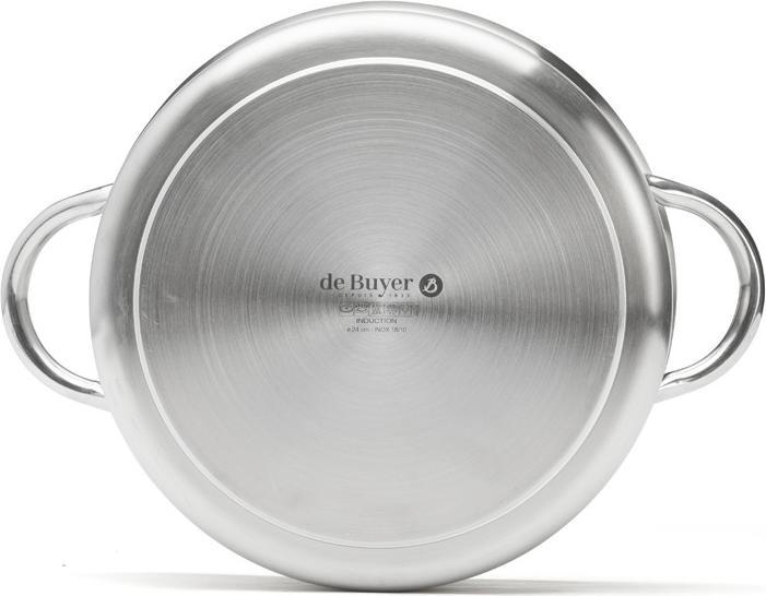 Image du produit de Buyer PRIM'APPETY Casserole basse Ø24cm, induction (24 cm, Casserole, Acier inoxydable)