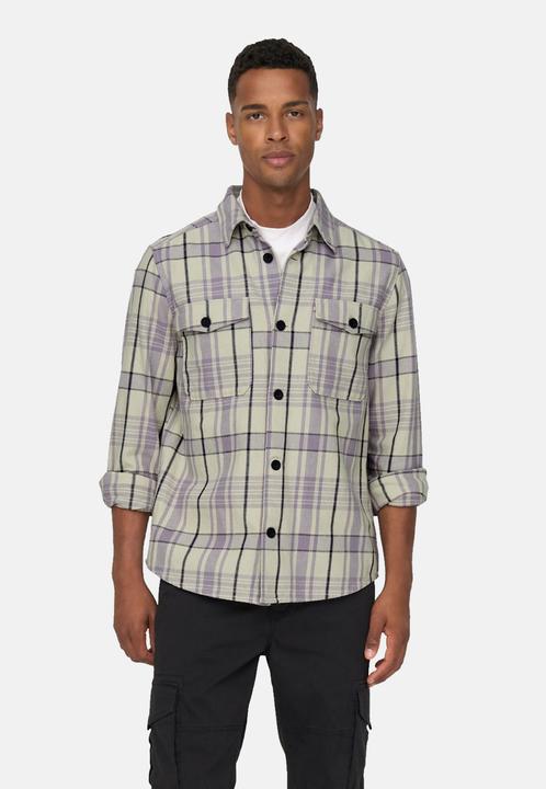 Actual product image Only & Sons Onsmilo Ovr Ctn Check Ls Shirt Noos (XXL)