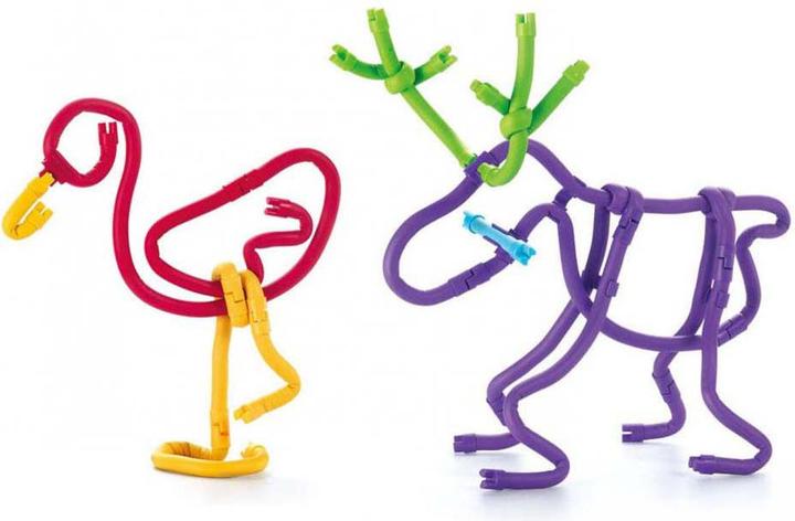 Actual product image Clics Spaghetteez refill for flexible construction sticks, 200 dlg.