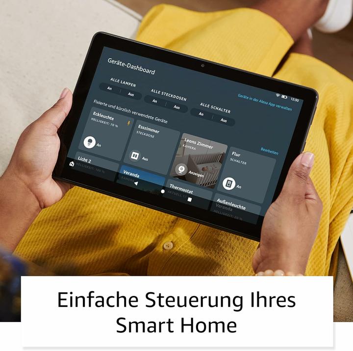 Immagine prodotto Amazon Fire HD 10 Plus (2021) incluso Alexa (10.10", 32 GB, Grigio ardesia)