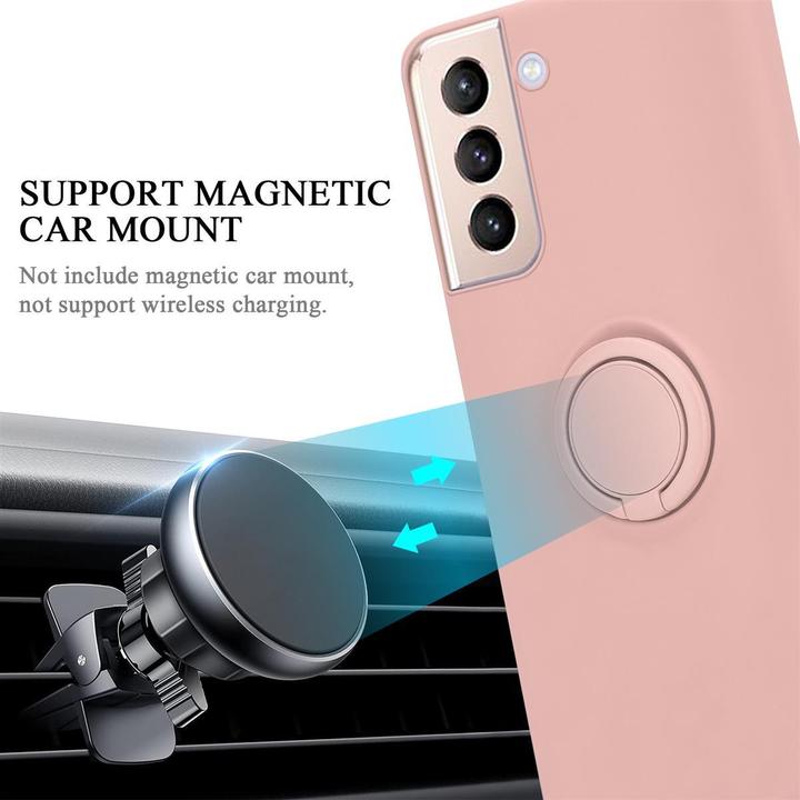 Immagine prodotto Cadorabo Custodia in silicone TPU Liquid Ring Cover (Samsung Galaxy S21+)
