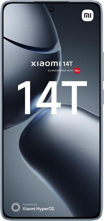 Productafbeelding Xiaomi 14T 12 GB/256 GB Titan Blauw (256 GB, Titaanblauw, 6.67", Dubbele SIM, 50 Mpx, 5G)