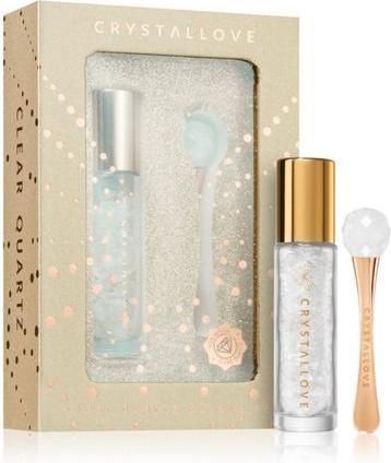 Image du produit Crystallove Golden Clear Quartz 3D Eye Set - pour le contour des yeux