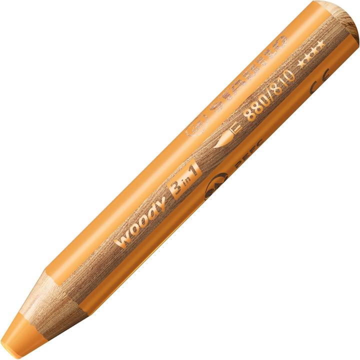 Image du produit STABILO woody 3 en 1 crayon de couleur (Orange, 1 x)