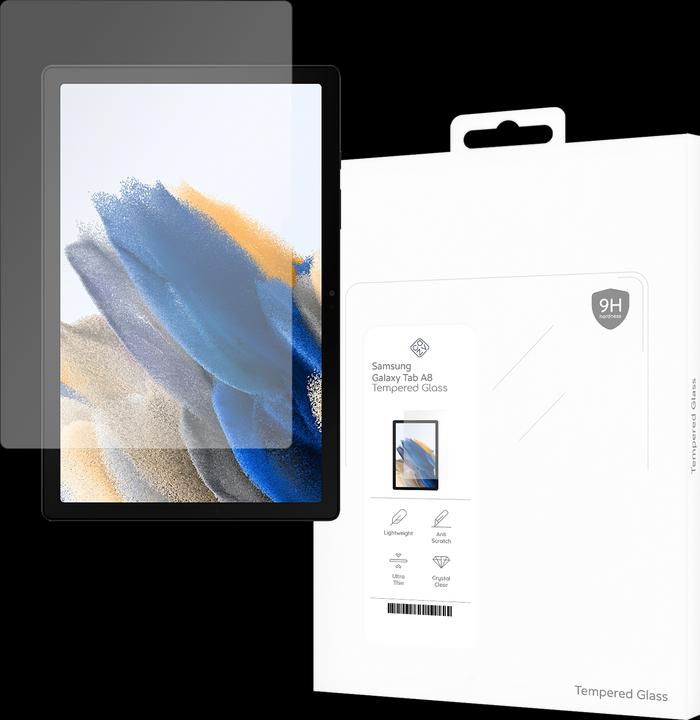 Cazy Protective glass compatible with Samsung Galaxy Tab A8 - Tempered glass screen protector (1 Piece, Galaxy Tab A8)