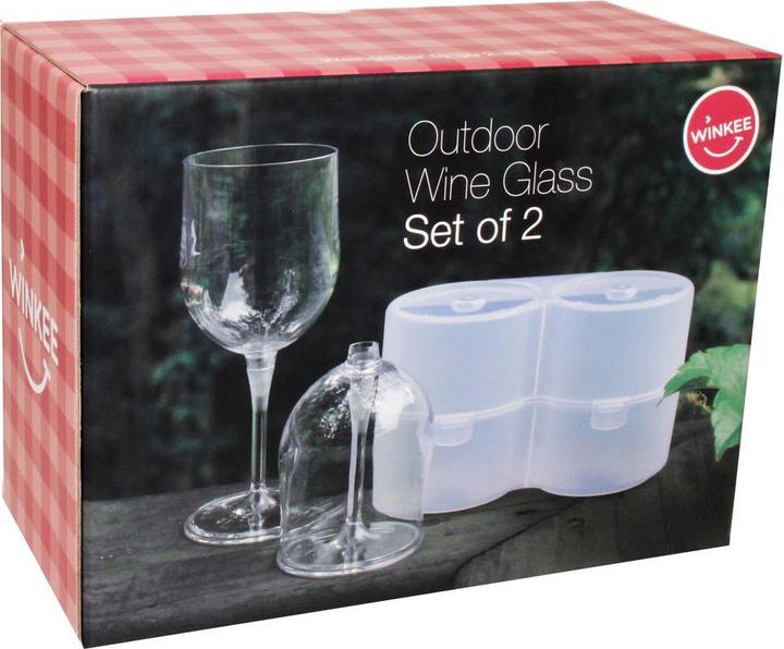 Actual product image Winkee Weingläser to go 2-er Set (2 Glasses, Red wine glasses)