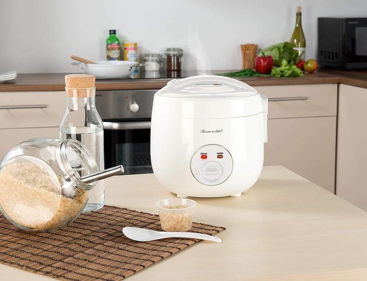 Produktbild Rosenstein & Söhne Reiskocher mit Warmhalte-Funktion & Dampfgar-Einsatz